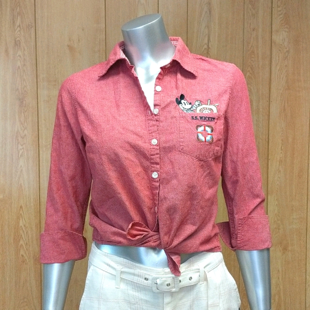 Disney Button Down Shirt Size Medium - image 1